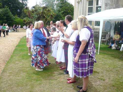 Dancing at Highcliffe Castle in August 2010