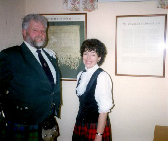 1994 receiving the Arbroath gifts